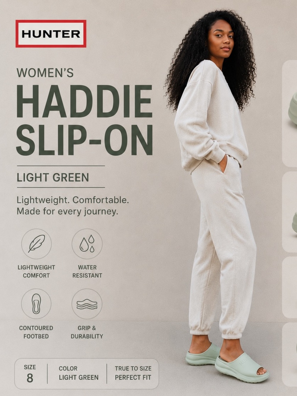Hunter Haddie Slip-On Clogs